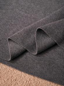 MOTF PREMIUM 2PCS ELEGANT SET: AUTUMN/WINTER MERMAID HEM TUBE SWEATER DRESS & BOLERO SHRUG TOP - Grey - View 8