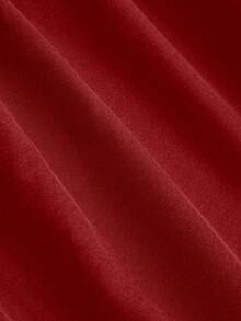 Franclia Valentine Plus Size Women's Solid Color Ruffled Hem Skirt Maxi Women - Burgundy - View 4