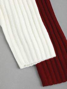 Sweetra 纯色罗纹休闲百搭长袖开衫 - 彩色 - 查看 6