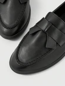 Sleekvia Women's Simple Round Toe Flat Shoes, Elegant And Generous Casual Minimalist Comfortable Slip-On Flats, Suitable For Work, Commute, Dating, Formal Occasions, Fashion Versatile - Black - View 7