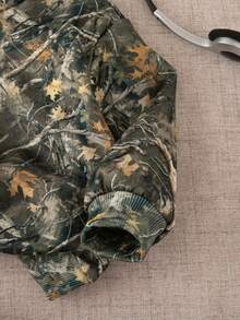 SHEIN Baby Girl Casual Cute Leaf Pattern Green Hooded Long Sleeve Sweatshirt Autumn Winter Clothes For Girl