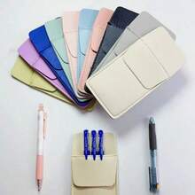 1/2pcs Nurse Pen Bag, Front Fixing Pocket Design, Anti-Leakage, Thickened Medical Pen Bag, PVC Material, Multi-Color Available - Multicolor - View 4