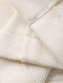 Livesso Falda recta de lana de unicolor elegante para mujer, otoño