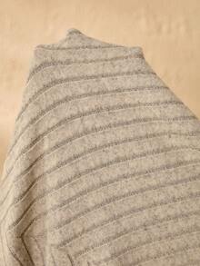 Tween Girl' Round Neck Long Sleeve Ruffle Waist Elegant Halloween Christmas Dress - Grey - View 8