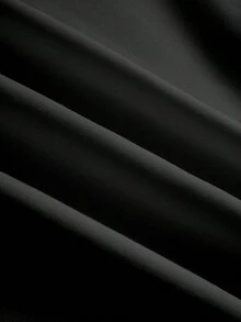 Rovax 休闲纯色短款卫衣，秋季 - 黑色 - 查看 5