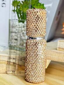 1 件 10ml 奢华水钻装饰可填充香水喷雾瓶、爽肤水瓶、旅行香水雾化器、迷你便携式香水喷雾器、女士礼物、香水瓶