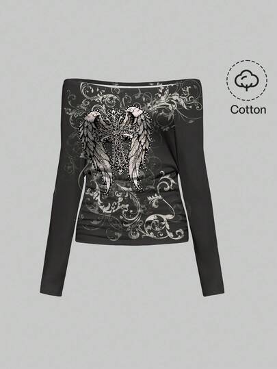 Grunge Punk Women T-Shirts