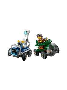 LEGO طائرة مقابل سرير مستشفى، لعبة أولى للأولاد 60459 - متعدد الألوان - مشاهدة 4