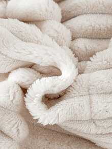 Souflis Souflis Conjunto de 3 peças para bebê menina, elegante, fofo, grosso, macio, de pelúcia, listrado, flanela, com acabamento em renda, gola Peter Pan, manga comprida, blusa, calças, faixa de cabeça com laço, conjunto de 3 peças - Bege - Ver 7