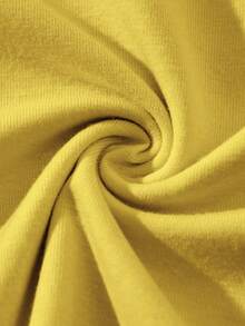 BATMAN X SHEIN 85th 男童时尚卡通英雄印花休闲短袖T恤，夏季 - 黃色 - 查看 7