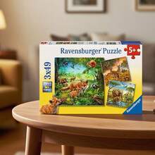 Ravensburger Animals Of The Earth 3x49 Piece Jigsaw Puzzle Age 5 Years+ 9330 - Multicolor - View 8