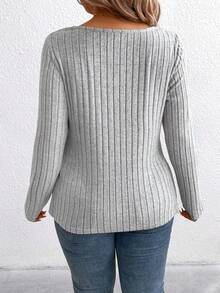 EMERY ROSE Women's V-Neck Leopard Print Patchwork Casual T-Shirt, Suitable For Outdoor And Leisure Wear - Multicolor - View 2