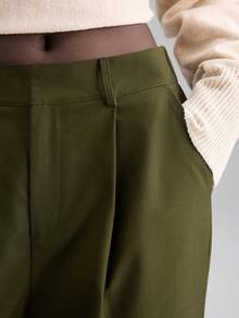 Eauptffy Pantaloni termici da donna, invernali, imbottiti, da donna, per l'autunno e l'inverno, morbidi e sottili, elasticizzati, con fodera in pile, Rosa 1, S