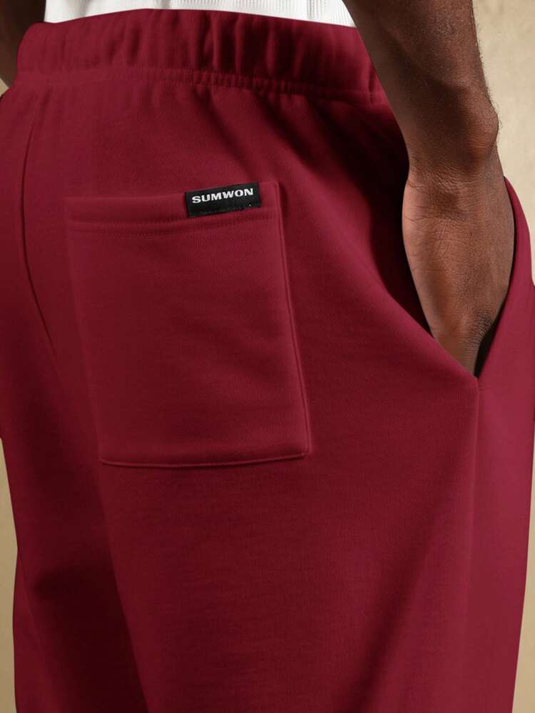 Essential Straight Fit Drop Crotch Joggers