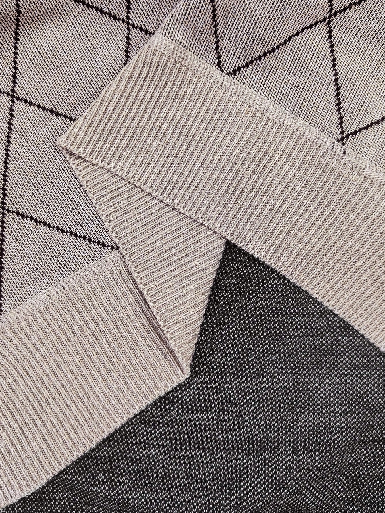 بلوفر رجالي خفيف الوزن نصف سحاب، بأكمام طويلة