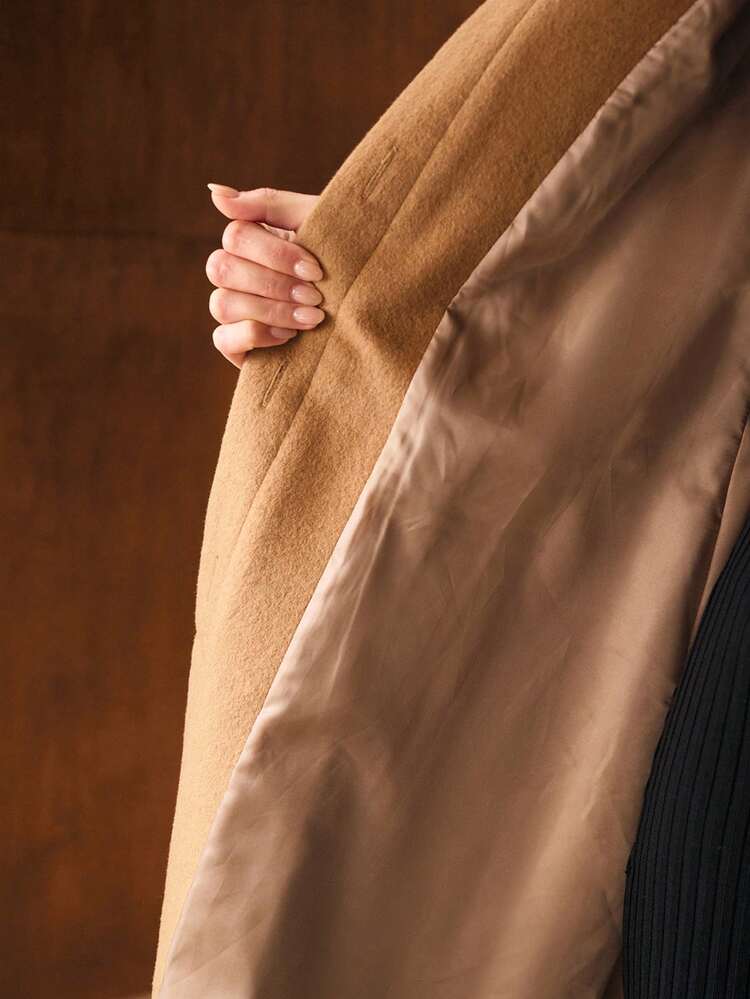 AUTUMN/WINTER WOOL BELTED OVERCOAT
