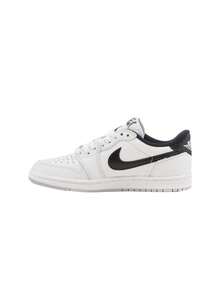 Nike Air Jordan 1 Low 85 Men's Sneakers White FB9933 - White/Black-Neutral Grey - View 5