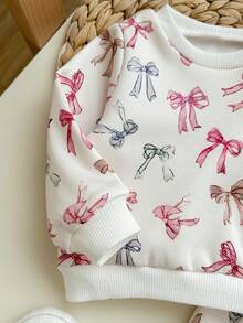 新生女婴可爱蓬松米色长袖休闲装，适合秋冬季 - 杏色 - 查看 4