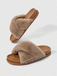 Sandalias planas versátiles y de moda para mujer, nueva llegada de verano - Marrón - Ver 5