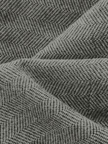 Elamini 复古风格低腰女式纽扣设计休闲迷你裙 - 淺灰色 - 查看 5