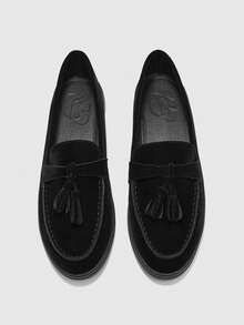 CUCCOO BIZCHIC Women's Casual Slip-On Flat Athletic Sneakers - Black - View 2