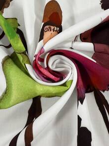 Selamara Women's Character Print Button Design Shirt Fall Cloth For Women - Multicolor - View 3