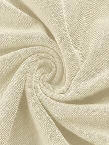 ROMWE Hippie Style Moon & Sun Print Ruched Bandeau Top For Women - Yellow - View 3