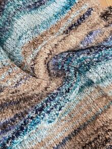 SHEIN Maternity Casual Loose Fit Round Neck Drop Shoulder Long Sleeve Sweater   Winter