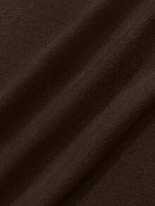 Franclia Women's New Autumn/Winter Off Shoulder Unique Sexy Luxurious High-End Pullover Sweater (Waist Belt Not Included) - Coffee Brown - View 4