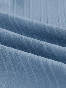 Manfinity NXTstreet 2件套男士休闲立领V领短袖衬衫套装 - 彩色 - 查看 6