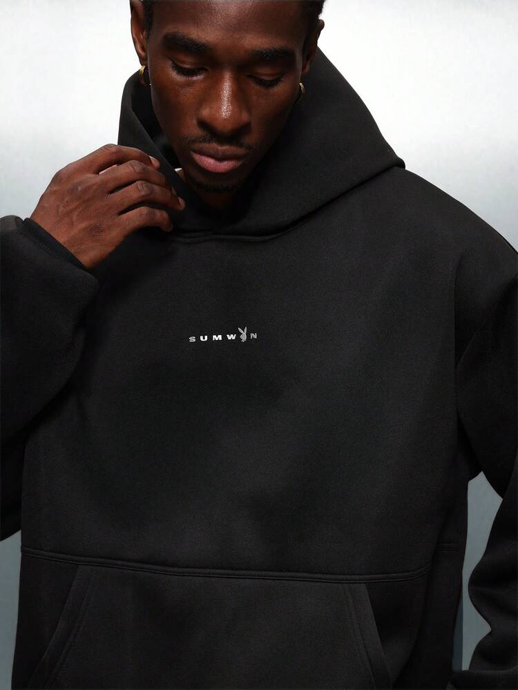 PLAYBOY X SUMWON Pullover Hoodie With Drawstring And Pocket