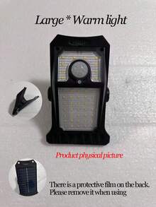 1PC Outdoor Light, Household Solar Garden Induction Light, Learning Light, Camping Clip Light - Multicolor - View 6