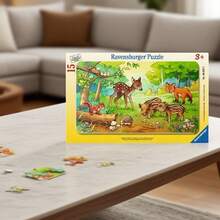 Ravensburger Animal Children Of The Forest 15 Piece Jigsaw Puzzle Age 3 Years+ 6376 - Multicolor - View 5