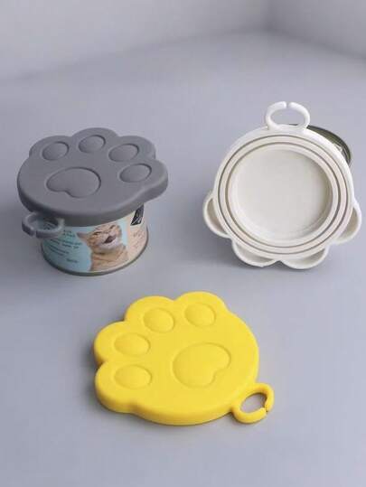 PETSIN 1个宠物罐头盖，通用猫狗食品密封盖，多功能保鲜盖，宠物用品
