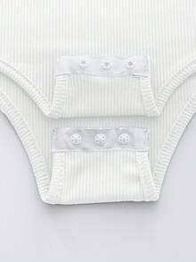 Set de 2 piezas: Top body de unicolor + Pantalones de pierna ancha para niñas preadolescentes, otoño e invierno - Multicolor - Ver 5