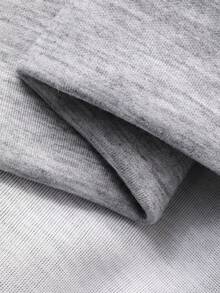 DAZY Conjunto de chaqueta y pantalones grises lisos para hombre, para otoño/invierno, atuendos acogedores