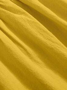 Trelyra Women's Solid Color Ruffle Hem Camisole Top For Vacation - Yellow - View 6