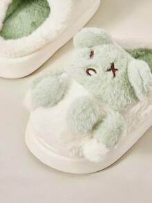 Cuccoo Cute Plush Thick Sole Warm Women's House Slippers, Autumn/Winter