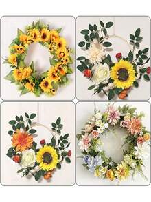 10/15pcs 2/3/4 Inch Metal Rings For Craft Gold Silvery Hoops Floral Macrame Hoops Rings Dream Catcher Rings For DIY Crafts Macrame Dream Catcher Supplies (Gold,Silvery), Valentine Day, Gift - Gold - View 7