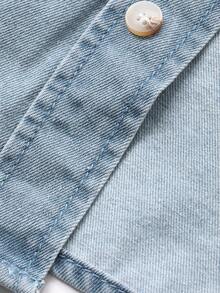 DAZY 少女牛仔衬衫