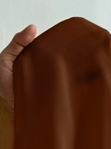 Viva Relle Plus Size Chiffon Sexy Bow Blouse - Brown - View 6