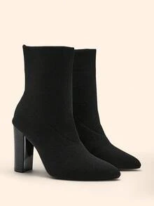 CUCCOO BASICS Botas de tacón alto hasta la pantorrilla para mujer