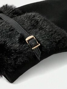 MOTF PREMIUM 女士时尚百搭保暖露指手套，秋冬