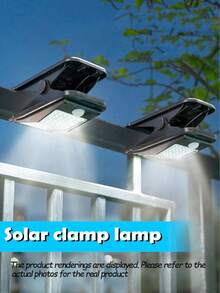 1PC Outdoor Light, Household Solar Garden Induction Light, Learning Light, Camping Clip Light - Multicolor - View 1