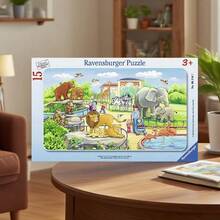 Ravensburger Trip To The Zoo 15 Piece Jigsaw Puzzle Age 3 Years+ 6116 - Multicolor - View 5