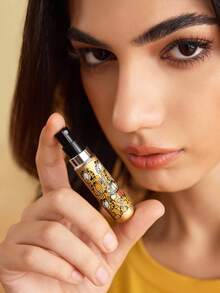 GARFIELD | SHEIN 5ml/0.2oz 金色可填充香水雾化器喷雾瓶，底部填充自泵式可重复使用香水瓶，迷你便携式化妆品瓶液体填充瓶，带可视窗口，适合旅行和乘飞机，猫