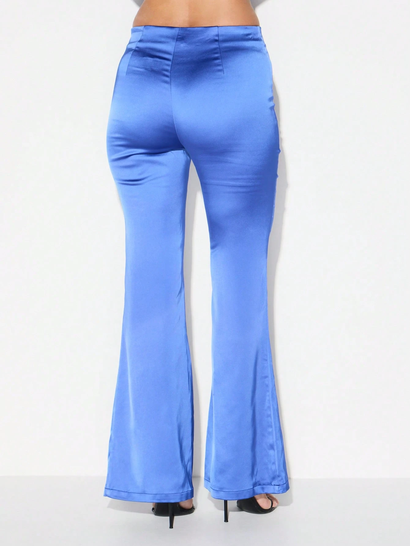 KIZN Satin Wide Leg Palazzo Pants