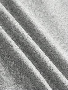 SHEIN EZwear Set de 3 camisetas de manga larga de cuello ancho y ajustadas de estilo casual para mujer, adecuadas para primavera y otoño