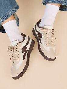 CUCCOO EASI 2025年新款春季女款复古百搭休闲运动平底鞋 - 彩色 - 查看 9