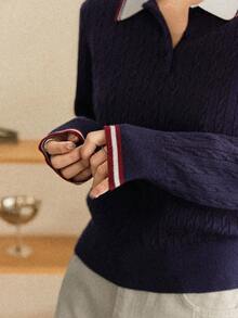 Dazy-Less Pull tricoté casual pour femmes, nouvelle arrivée pour l'automne/hiver